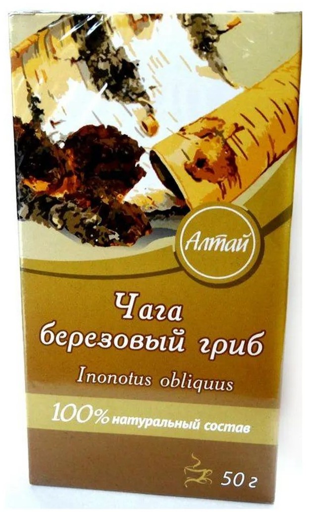 Фито-Алтай Чага (березовый гриб), фиточай, 50 г, 1 шт. фото