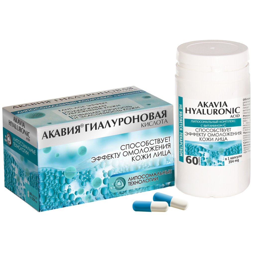 Акавия Гиалуроновая кислота, капсулы, 60 шт. фото