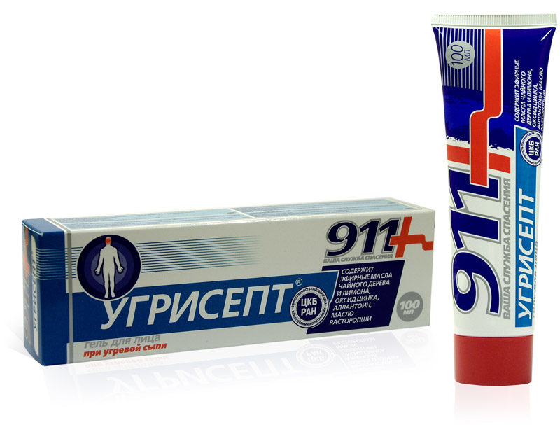 911 Ваша служба спасения Угрисепт, гель для наружного применения, 100 мл, 1 шт. фото