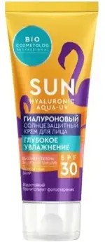 Bio cosmetolog professional крем солнцезащитный гиалуроновый, крем для лица, 50 мл, 1 шт, SPF 30 фото