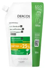 Vichy Dercos шампунь против перхоти для сухой кожи головы, шампунь, 500 мл, 1 шт, сменный блок фото