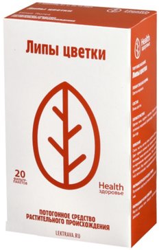 Липы цветки, сырье растительное-порошок, 1.5 г, 20 шт. фото