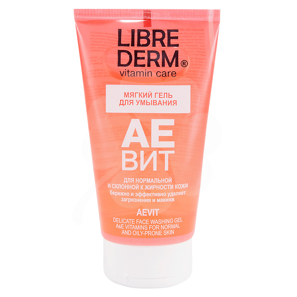 Librederm Аевит мягкий Гель для умывания, гель для умывания, 150 мл, 1 шт, для нормальной и жирной кожи фото