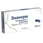 Энанорм, 20 мг+10 мг, таблетки, 30 шт. фото