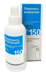 Перекись водорода, 3%, спрей для местного и наружного применения, 150 мл, 1 шт. фото 