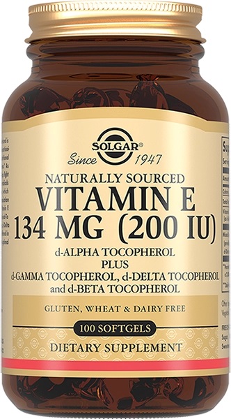 Solgar Витамин Е, 200 МЕ, капсулы, 100 шт. фото