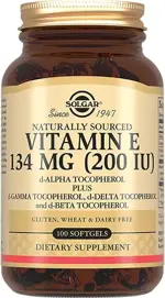 Solgar Витамин Е, 200 МЕ, капсулы, 100 шт. фото