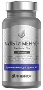 Аквион мультивитамины для мужчин 50+, капсулы, 60 шт. фото