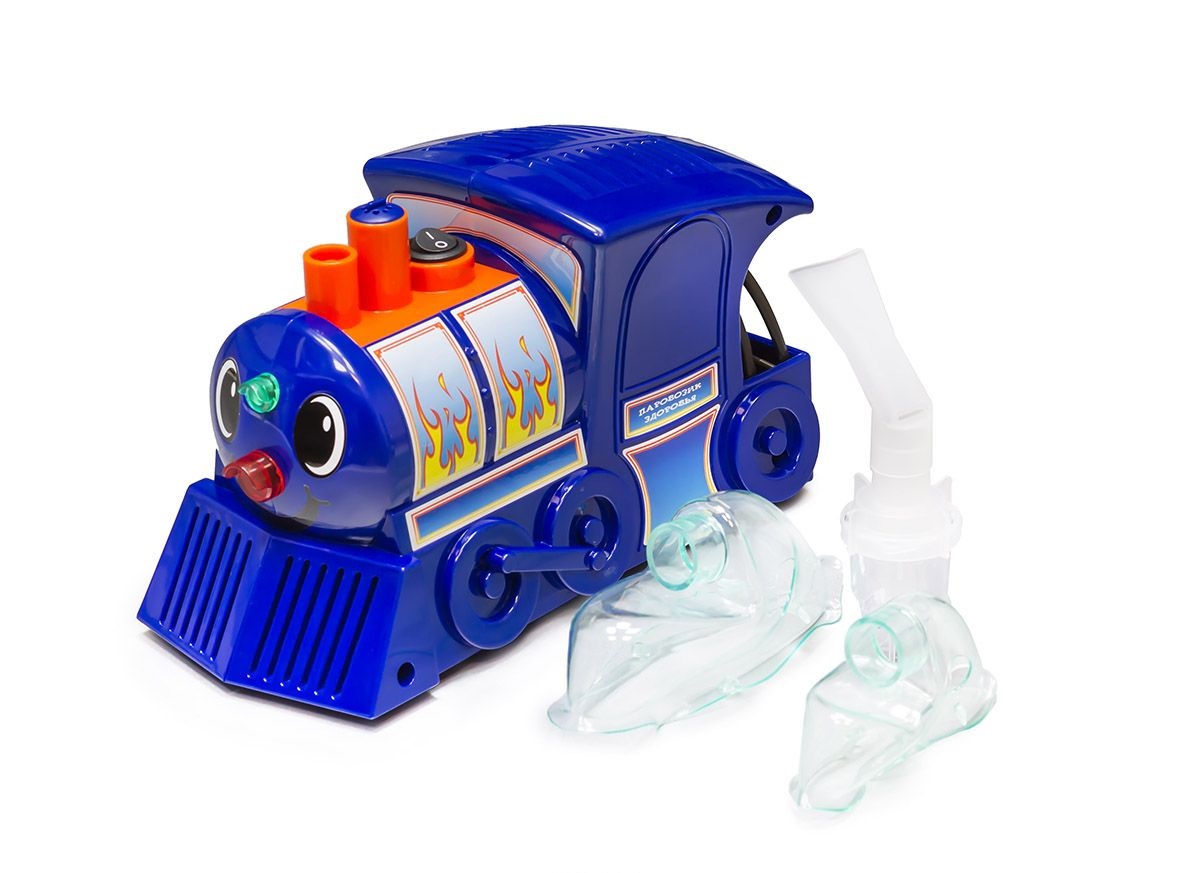 Ингалятор компрессорный детский AMNB-502 Паровозик, 1 шт. фото