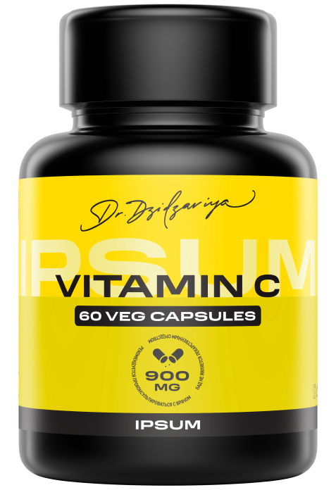 Ipsum Витамин C Аскорбат натрия, 900 мг, капсулы, 60 шт. фото