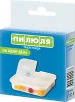 Таблетница Пилюля на один день, 1 шт. фото