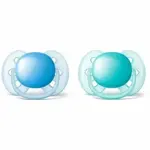 AVENT Ultra Soft Пустышка силиконовая, 6-18 месяцев, 2 шт, арт. SCF212/22 фото