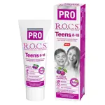 ROCS PRO Teens Ягодная свежесть, паста зубная, 74 г, 1 шт, земляника, без фтора, 8-18 лет фото