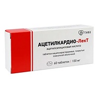 Ацетилкардио-ЛекТ, 100 мг, таблетки, покрытые кишечнорастворимой оболочкой, 60 шт. фото