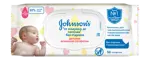 Johnson's Детские влажные салфетки От макушки до пяточек, салфетки влажные, 56 шт, без отдушки фото