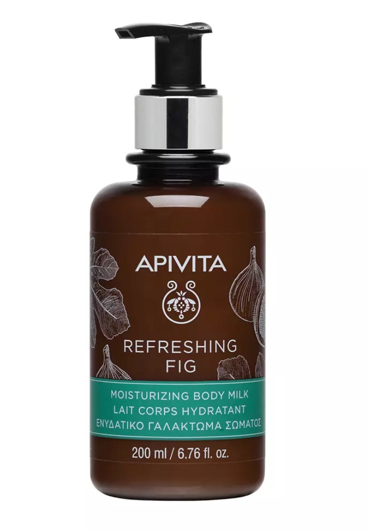 Apivita молочко для тела увлажняющее, молочко, 200 мл, 1 шт, освежающий инжир фото