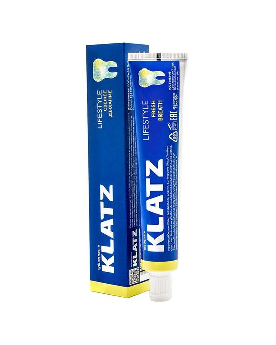 Klatz lifestyle Свежее дыхание, паста зубная, 75 мл, 1 шт. фото