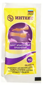 Интекс Бинт эластичный трубчатый, 10 см х 2 см, 1 шт, №2 фото