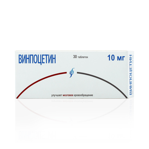 Винпоцетин, 10 мг, таблетки, 30 шт. фото