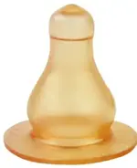 Курносики Соска латексная большого размера для молока, 1 шт, средний поток, 6 мес+, арт. 12132 фото 