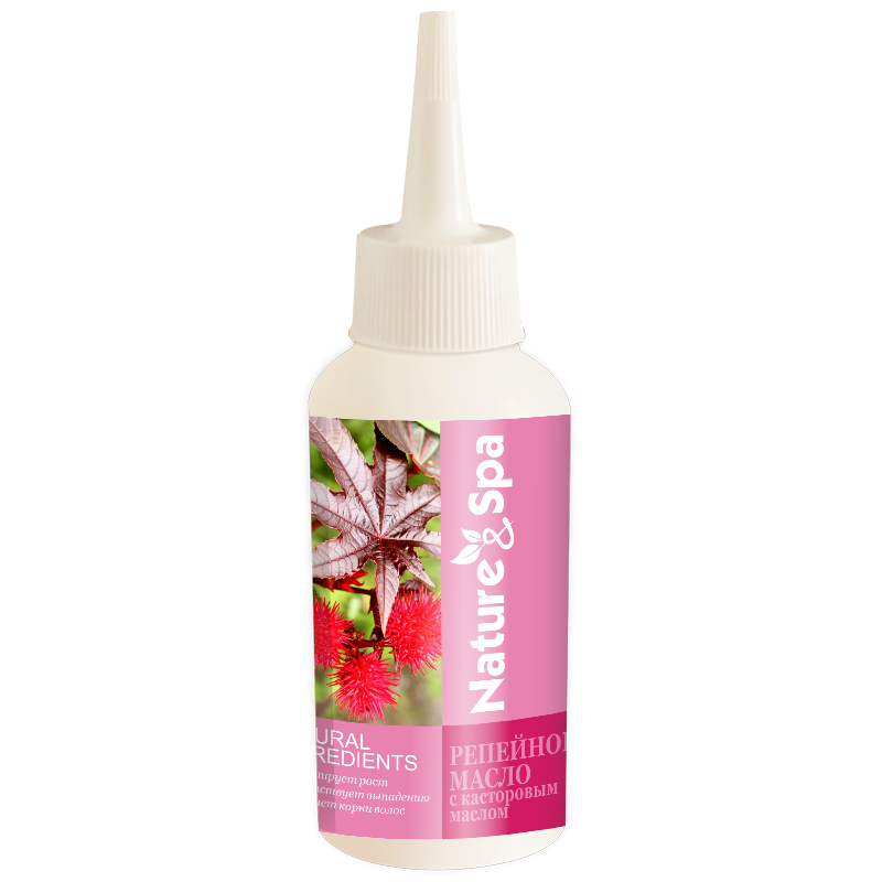 Масло репейное с касторовым витамины А и Е, маска для волос, 120 мл, 1 шт. фото