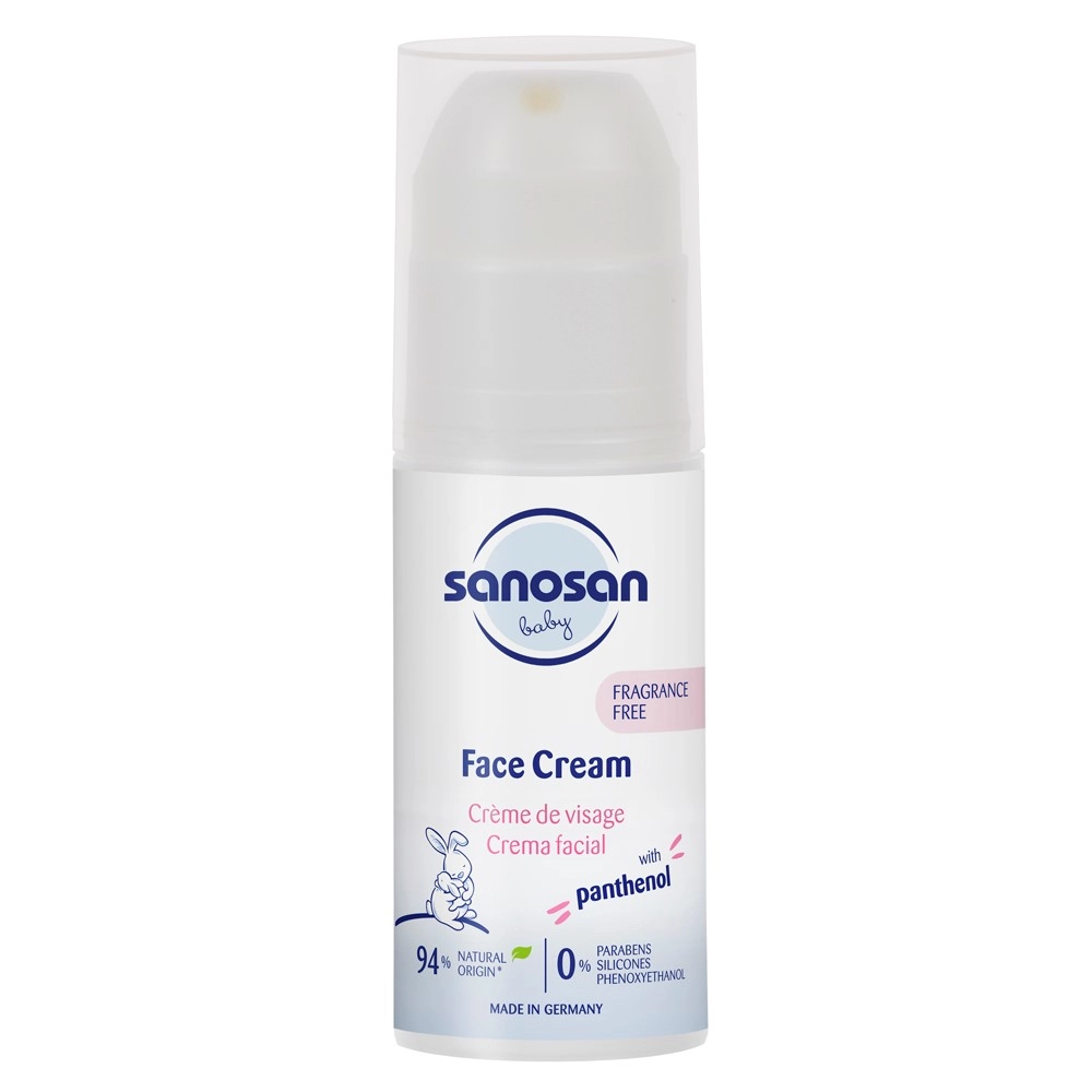 Sanosan baby крем детский для лица с пантенолом, крем, 50 мл, 1 шт. фото