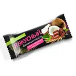 Я Вкусный Батончик-мюсли, батончик, 25 г, 1 шт, кокос, в молочном шоколаде фото