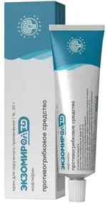Экзомирол ЗД, 1%, крем для наружного применения, 30 г, 1 шт. фото