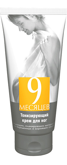 9 месяцев Тонизирующий крем для ног, крем для ног, 100 мл, 1 шт. фото