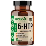 OVERvit 5-НТР (гидрокситриптофан) + Витамин В6, капсулы, 60 шт. фото 1