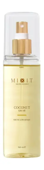 Mixit coconut tan oil масло для загара, масло, 150 мл, 1 шт. фото