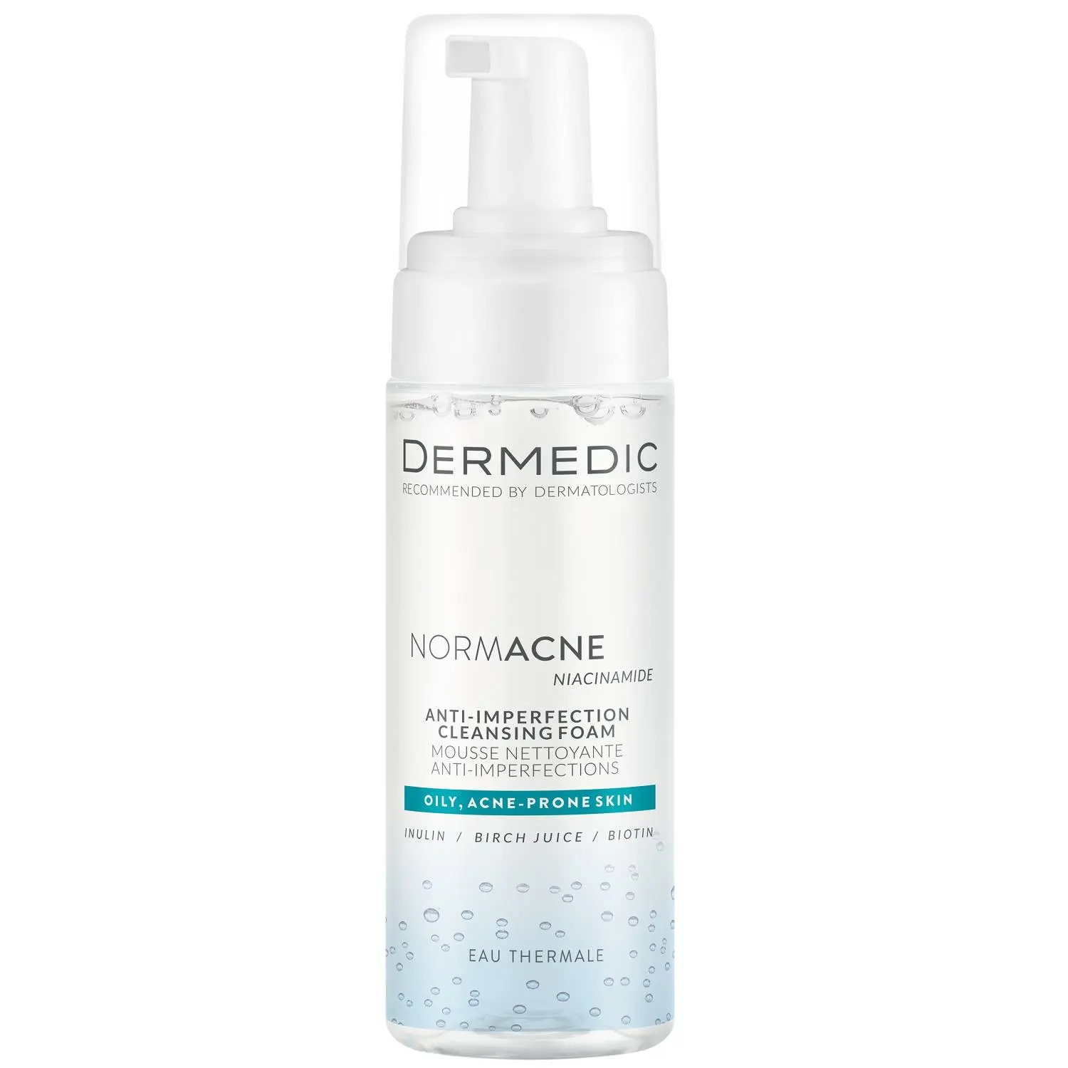 Дермедик Normacne Пенка для лица против несовершенств очищающая, пенка для лица, 170 мл, 1 шт. фото
