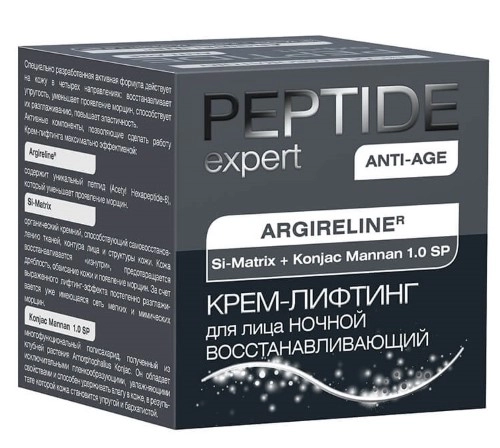 Peptide expert крем-лифтинг для лица ночной питательный, крем, 50 мл, 1 шт. фото