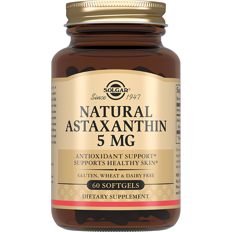 Solgar Астаксантин из микроводоросли, 5 мг, капсулы, 60 шт. фото