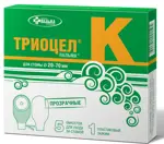 Триоцел К, 20-70 мм, калоприемник однокомпонентный, 5 шт, прозрачный фото