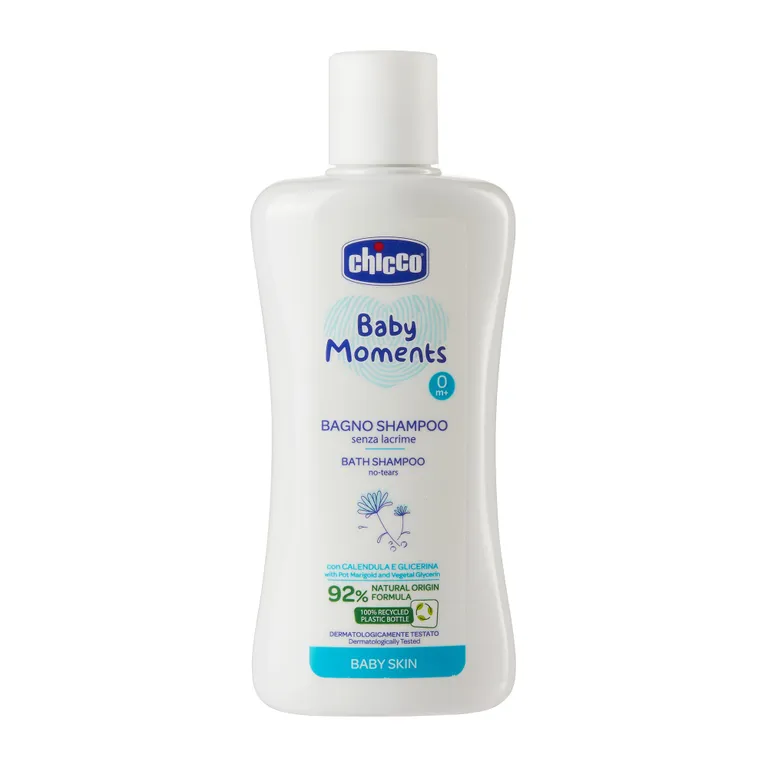 Chicco baby moments пена-шампунь без слез для детей 0+, пена, 200 мл, 1 шт. фото