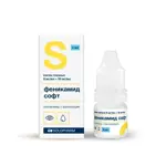 Феникамид софт, 8 мг/мл + 50 мг/мл, капли глазные, 3 мл, 1 шт. фото