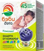 Дэта бэби электрофумигатор + жидкость 45 ночей от комаров, 1 шт. фото