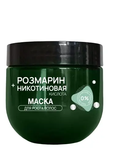 Compliment розмарин и никотиновая кислота маска для роста волос, маска для волос, 300 мл, 1 шт. фото