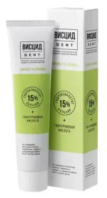 Висцид Dent Зубная паста с гидроксиапатитом кальция и гиалуроновой кислотой, паста зубная, 65 г, 1 шт, свежесть лайма фото