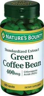 Natures Bounty Зеленые кофейные зерна 400 мг, капсулы, 60 шт. фото