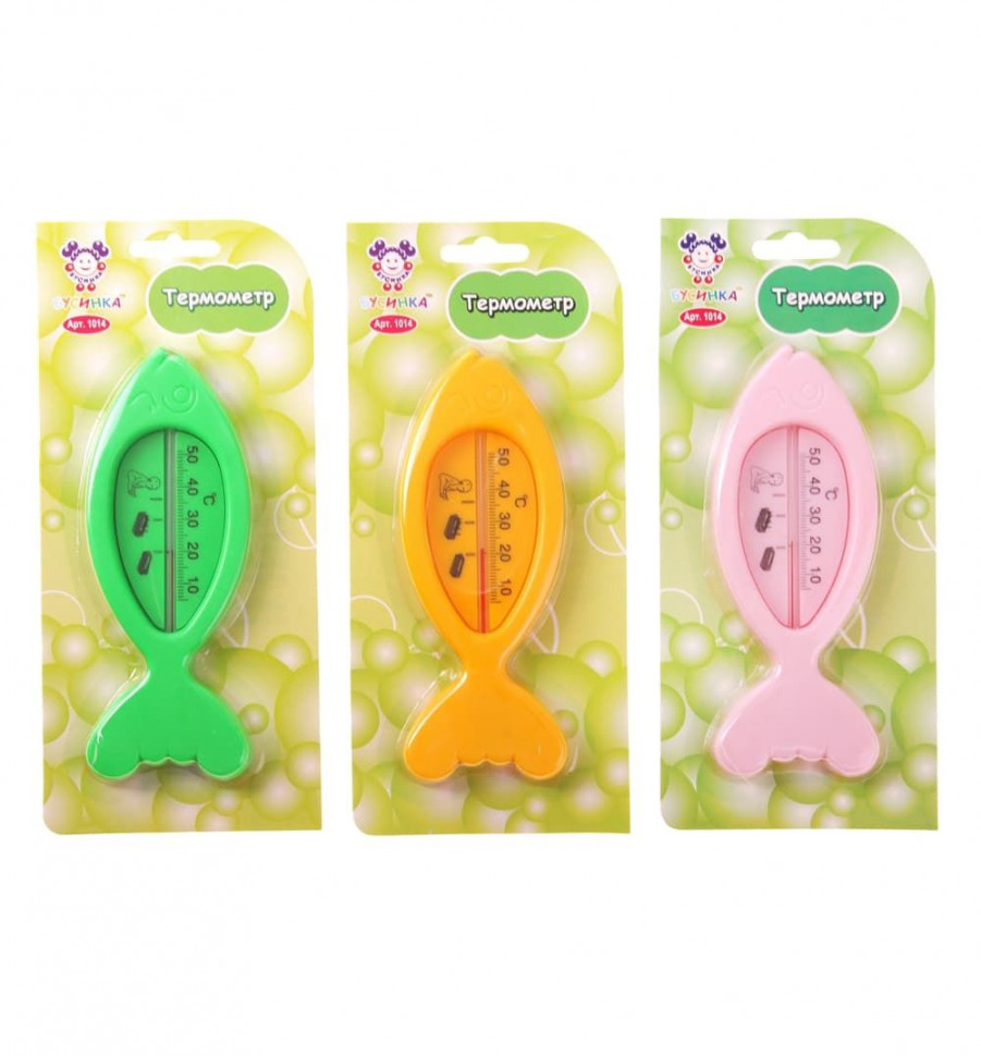 Бусинка термометр Рыбка, 1 шт, арт. 1014 фото