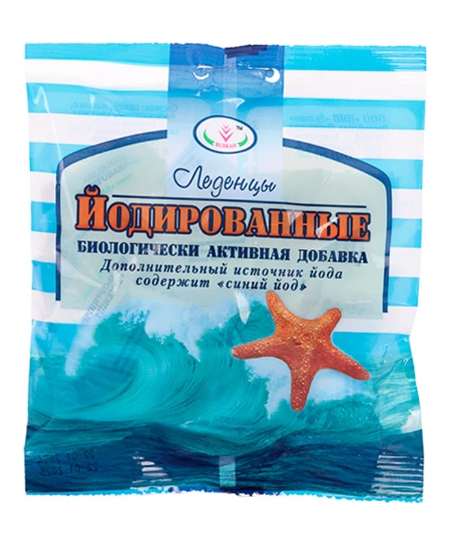 Леденцы Йодированные, леденцы, 50 г, 1 шт. фото