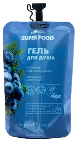 Cafe mimi Гель для душа Голубика и Можжевельник, гель для душа, 100 мл, 1 шт. фото
