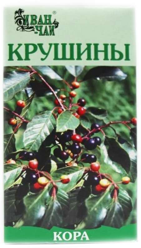 Крушины кора, сырье растительное измельченное, 50 г, 1 шт. фото