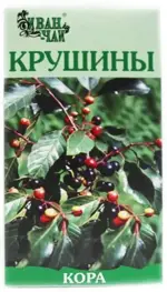 Крушины кора, сырье растительное измельченное, 50 г, 1 шт. фото 