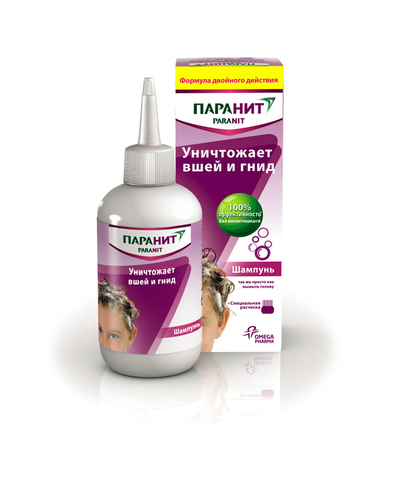 Паранит, шампунь, 200 мл, 1 шт, в комплекте с расческой фото