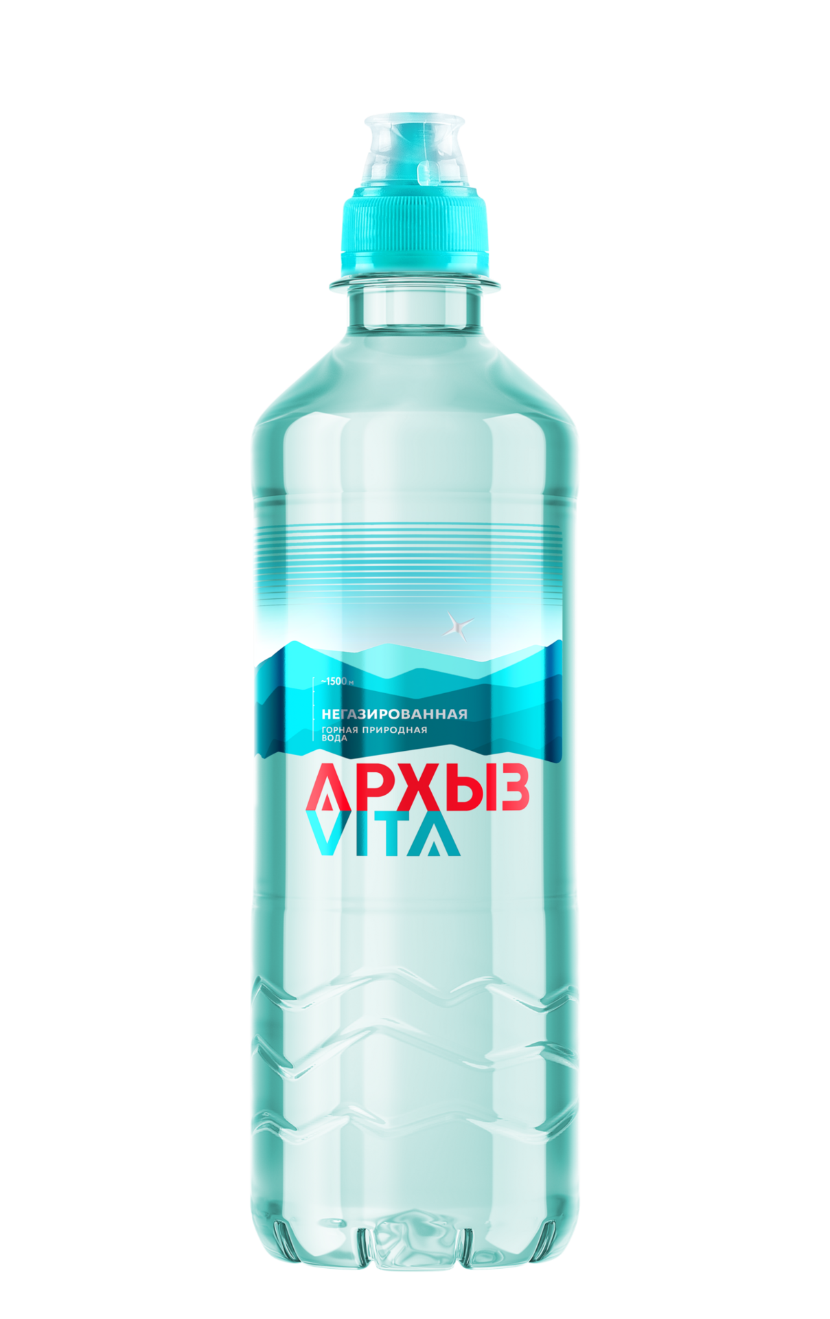 Архыз Vita Спорт Вода минеральная детская, вода питьевая негазированная, 0.5 л, 1 шт, для детей от 3 лет фото