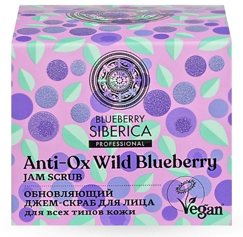 Natura Siberica Blueberry siberica Джем-скраб для лица обновляющий, скраб, 50 мл, 1 шт. фото