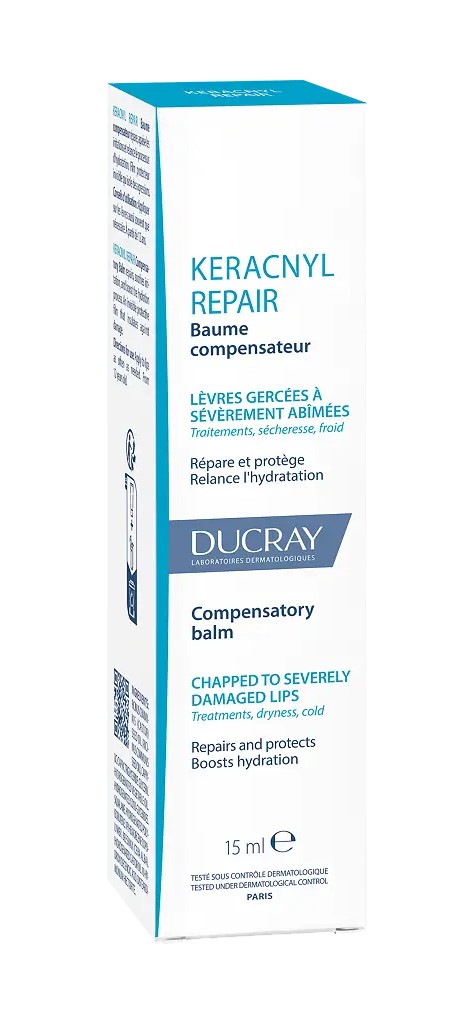 Ducray Keracnyl Repair Бальзам для губ Восстанавливающий, бальзам для губ, 15 мл, 1 шт. фото